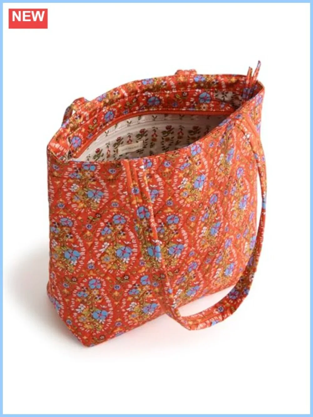 Vera Bradley Small Original Zip Tote - Cotton Quilted Handbag